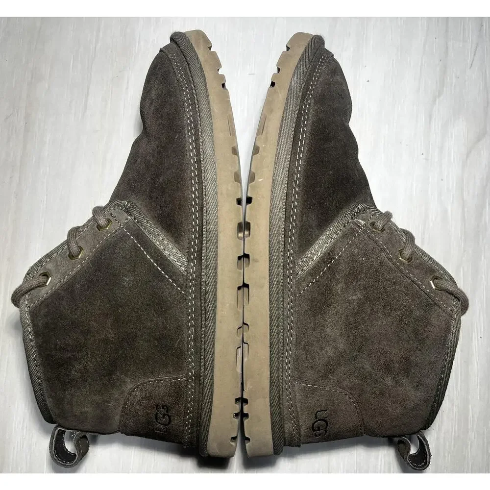 UGG Neumel Shoes Womens Size 7‎ Brown Suede Shearling Lined  Boots 1094269